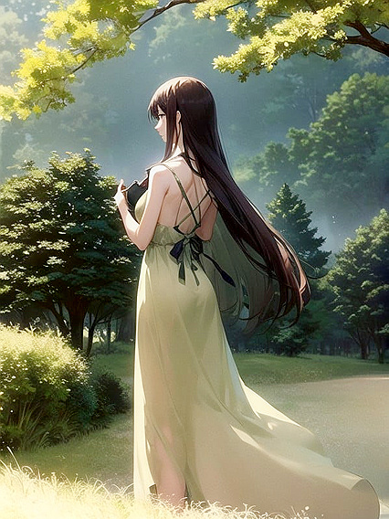 Pale-Skinned Beauty Shows Her Nape in Small-Breasted Hentai Pleasure