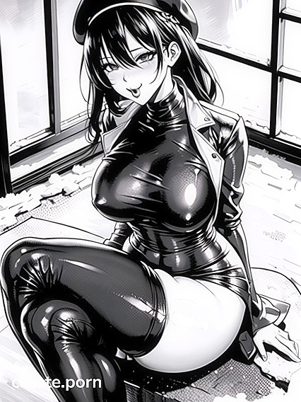 Noon Seduction - Thick Curves in Form-Fitting Clothes for Steamy Hentai AI Image