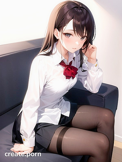 Skinny Teacher with Tiny 18+ Tits Gets Wild in Hentai AI Image