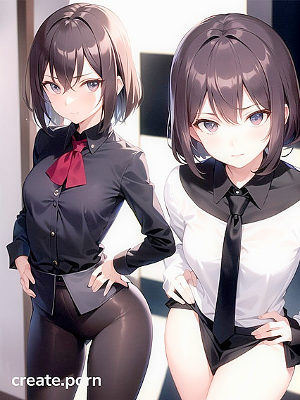 Hands-On Action with Small Breasts in Seductive Hentai AI Image