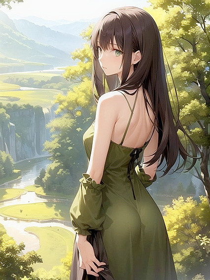 Pale-Skinned Beauty with Small Breasts Enjoys Soft Pastel Hentai Pleasures