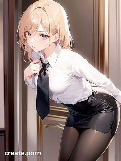 Skinny Teacher Leans Forward for Intense Hentai Pleasure