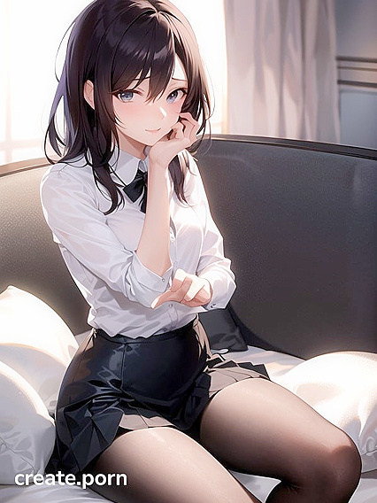 Skinny Teacher Gets Intimate Face Touching in Hentai Bliss