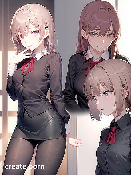 Skinny Teacher Gets Intimate With Facial Caresses inSTEAMy Hentai AI Image