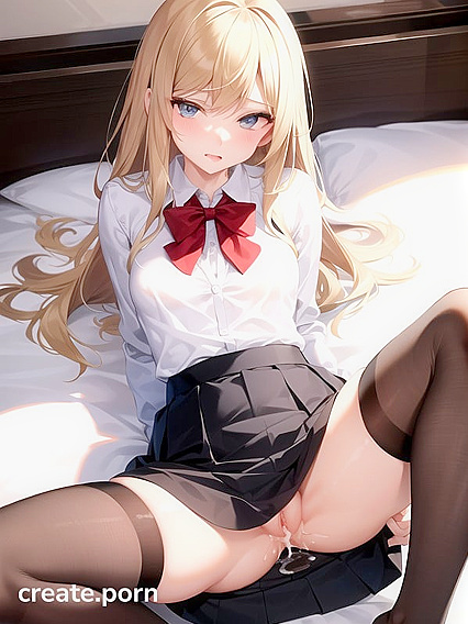 Small-Breasted Teacher Gets Creamy Finish in Naughty Hentai AI Image