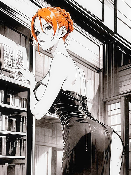 Pale-Skinned Beauty Shows off Her Natural Breasts and Juicy Ass in HentaiErotica