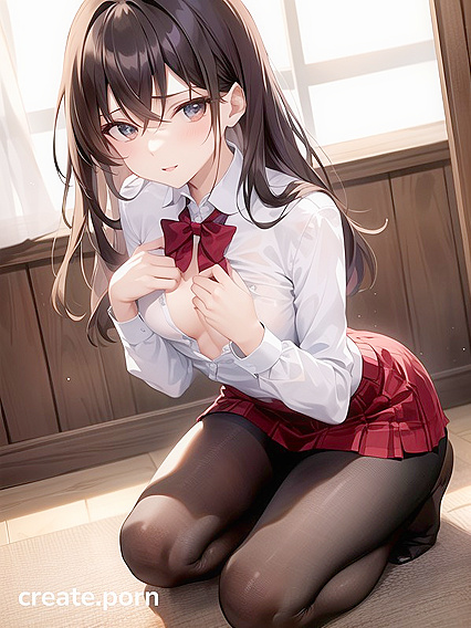 Skinny Teacher with Small Breasts Enjoys Intense Hentai Pleasure