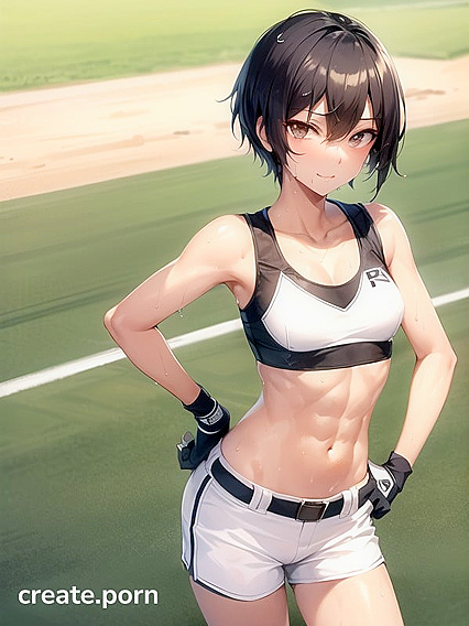 Sunny Wears Her Sport Bra for IntenseFit Hentai AI Image