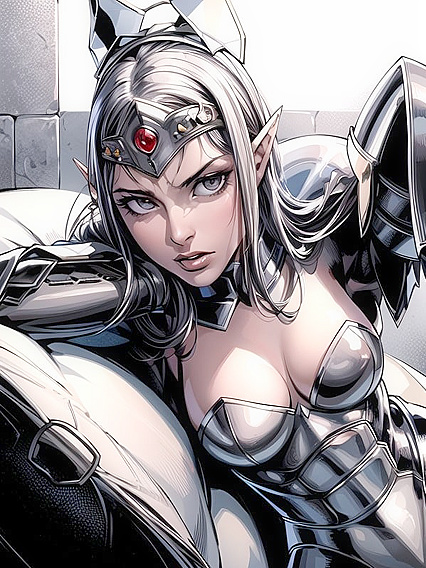Rounded Breasts and Sci-Fi Adventures in Erotic Comic Hentai Fantasies