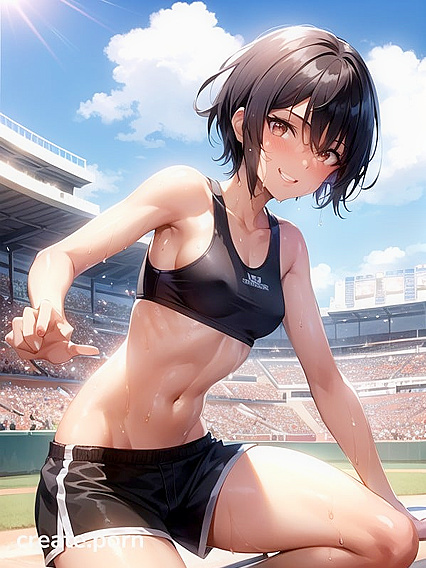 Happy Sporty Fun with Medium-Assed Girl 18+s in Anime Porn Adventures
