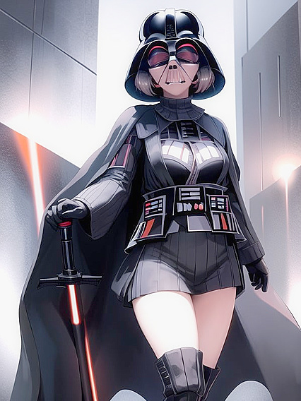 Darth Vader Seduces in Intense Hentai AI Image Image