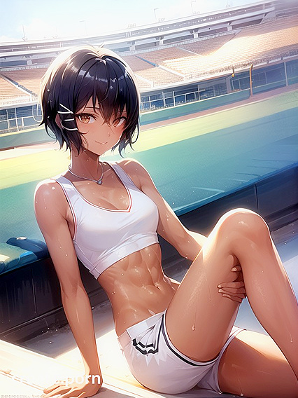Enjoying Solo Pleasure - Happy Medium-Ass hentai Adventures