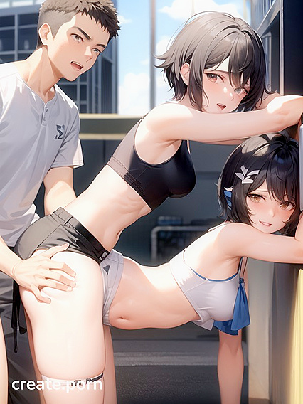 Wearing a Sport Bra for Intense Solo Hentai Orgasms