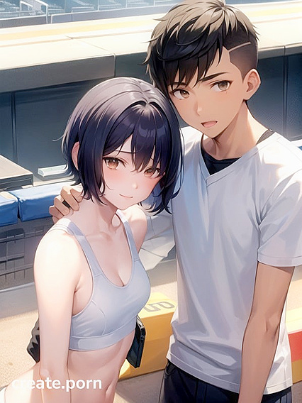 Teen 18+ With Light Brown Skin Exploring Intense Hentai Orgasms