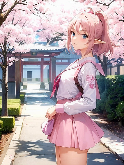 Tiny 18+-Assed Elf with Blue Pointy Ears Gets Wild in Hentai AI Image