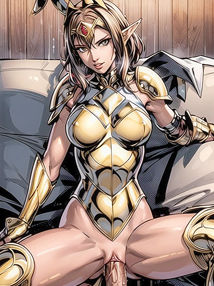 Diadem and Armor-Gloved Action in Intense Hentai Adventures