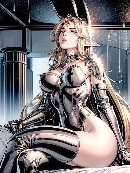Sci-Fi Military Babe in Bunny Costume Takes You to New Depths of Hentai Pleasure