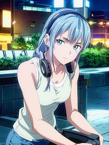 Late Night Headphone Sessions - Intimate Close-Up Hentai Pleasure