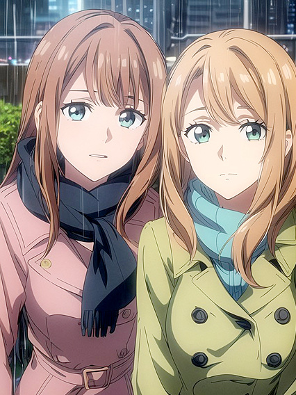 Two Lovers Wrapped in Warm Pullovers Enjoy Intimate Snowy hentai Moments