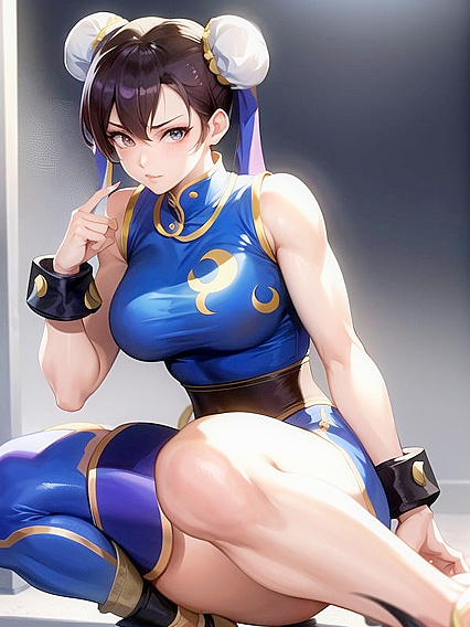 Chun Li from Street Fighter Gets Wild in Horny Hentai AI Image