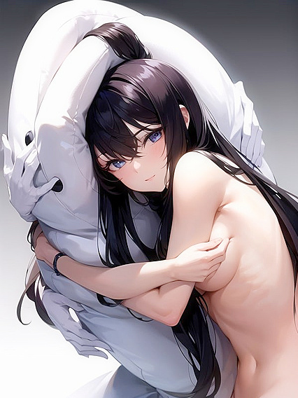 Mind-Melting Self-Hugging Orgasms in Hentai Hentai AI Image