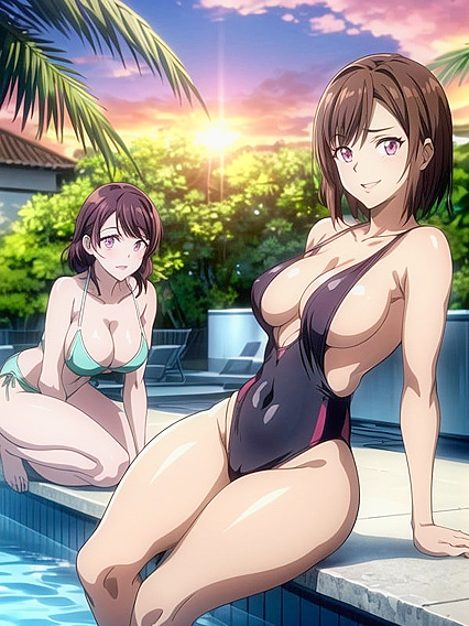 Gazing Into Your Eyes at Sunset - A Captivating Short-Length Hentai Experience