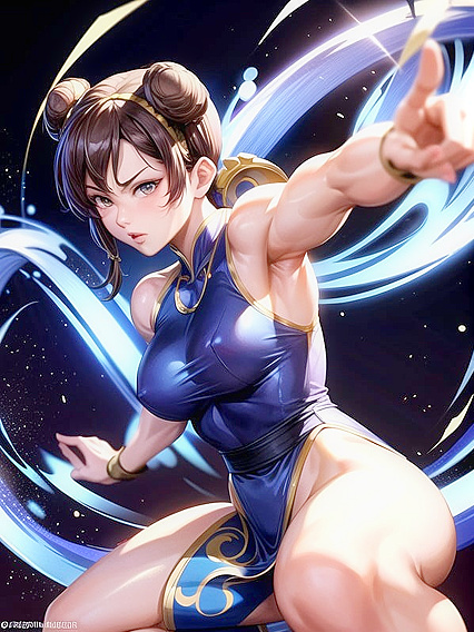 Chun Li from Street Fighter Gets Wild in Steamy Hentai Wallpaper Action