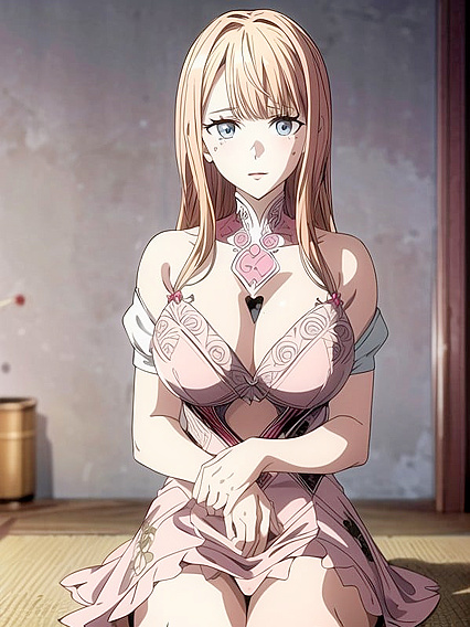 Vagina and Asshole Close-Up Staring at You in This hentai AI Porn Image