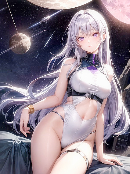 Soft Pastel Dreams - Erotic Space Adventures in Hentai Hentai AI Image