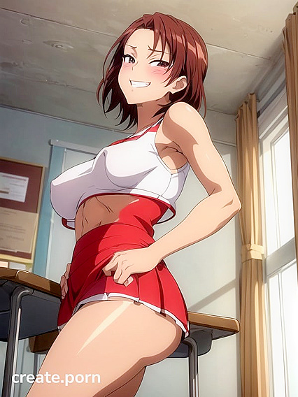 Sunny Shows Off Her Perfect Medium Breasts in Sexy Hentai AI Image