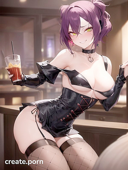 Off-Shoulder Corseted Beauty in a Wild Gang Bang Hentai Adventure