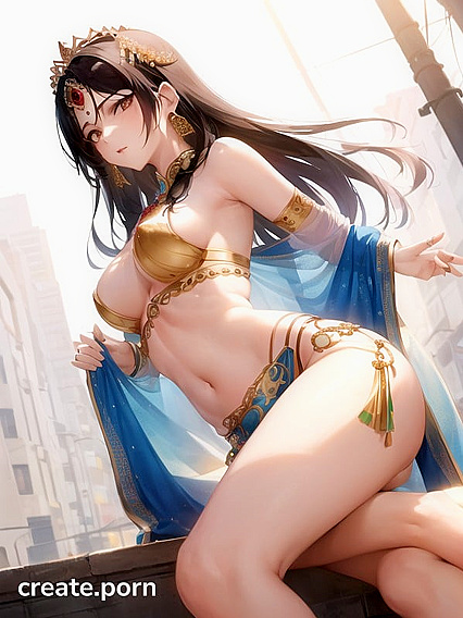 Large Breasts and Side-On Action in Intense Hentai Waist Shots