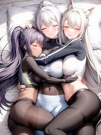 Noelle Silva's Body Tempts with Hard Nipples in Seductive Hentai AI Image