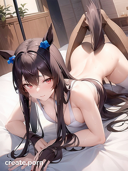 Wavy-Haired Siren Tempts You in Seductive Hentai AI Image