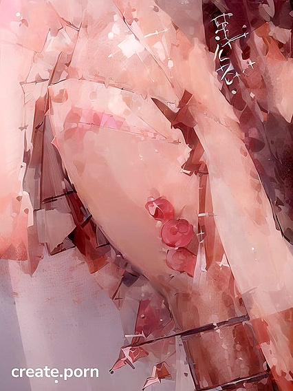 Swollen Labia and Gaping Vagina in Intimate Portrait Art Shots
