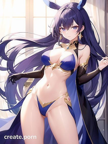 Glistening Gemstone Body Seduction in Sensual Hentai AI Image