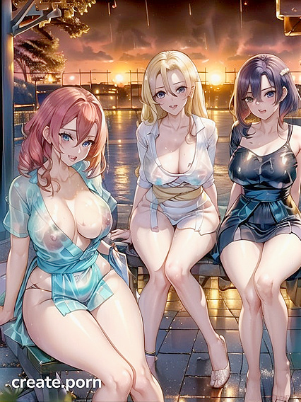 Massive Boobs and Seductive Waist Shots in Steamy Hentai AI Image
