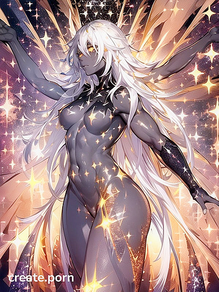 Glistening naked skin in mind-blowing Hentai AI Image