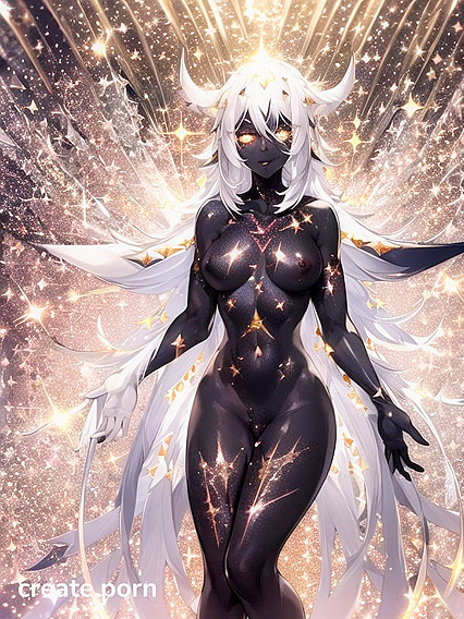 Glitter-Haired Beauty Wrapped in Multiple Arms for Steamy Hentai Pleasure