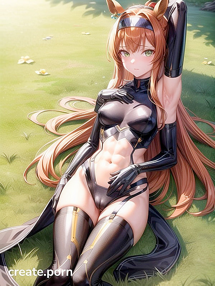 Orange-Haired Cutie with Small Ass Gets Blunt Bangs in Steamy Hentai AI Image