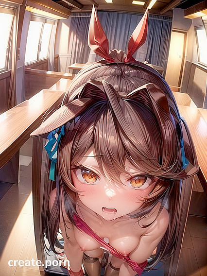 Long-Haired Beauty Shows Off Her Small Ass in This Masterpiece Hentai AI Image