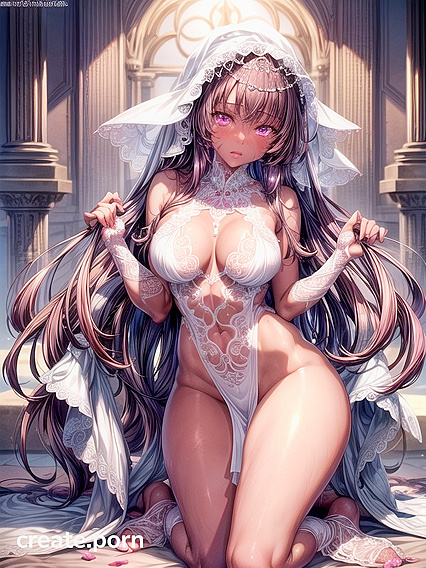 18-Year-Old Pink-Eyed Beauty in Ultra-Detailed Hentai AI Image