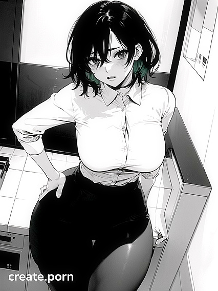 Brown-Eyed Green-Skinned Beauty Takes It Top-Down in Steaming HOT Hentai AI Image
