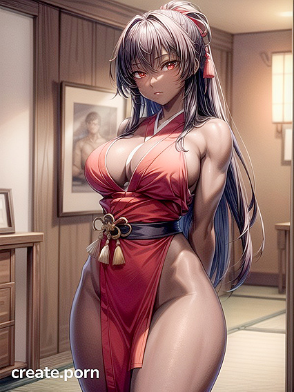 Ultra-Detailed Hentai AI Porn with Long Multicolored Hair