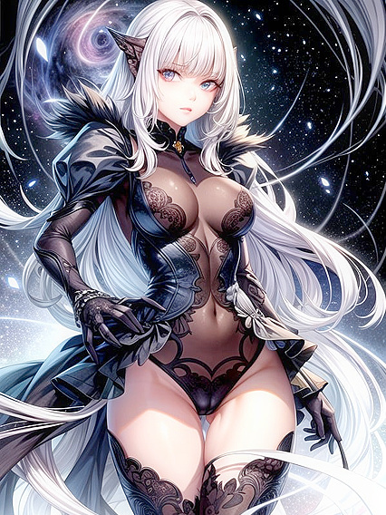 Realistic Hairstyles, Elaborate Facial Features, and Detailed Eyes in Hentai Hentai AI Image