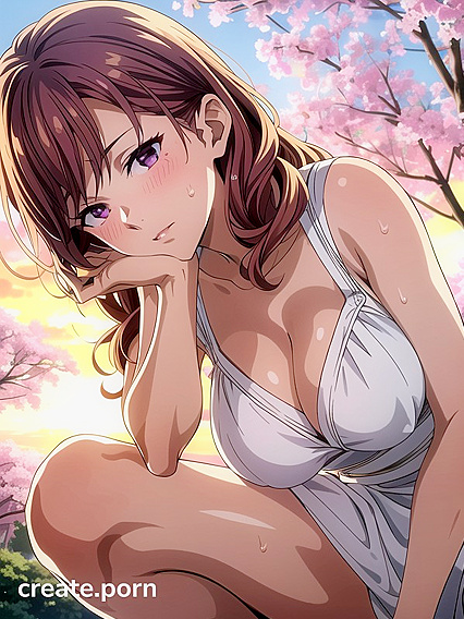 Sakura Garden Seduction - Natural Breasts and Passionate Encounters
