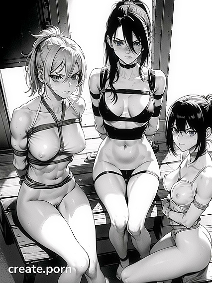 Sunny's Blue-Eyed Bliss in Black & White Manga Hentai Adventures