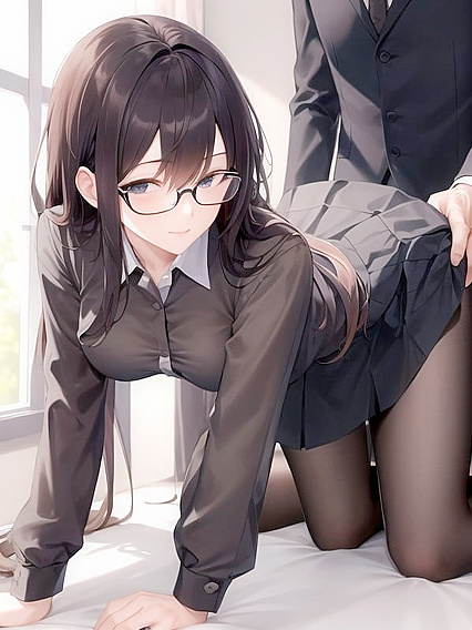 Hot Teacher in Glasses Pounded from Behind in Wild Hentai AI Image