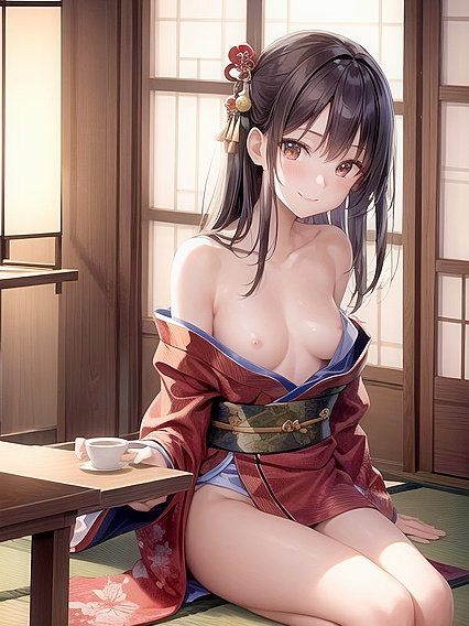Ultra-Detailed Skinny Girl 18+ Enjoying Intense Pleasure on Tatami Mats