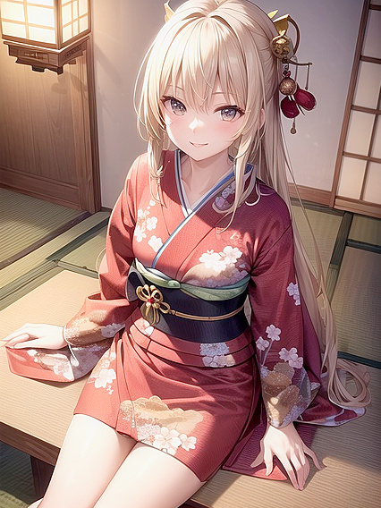 Skinny 18-Year-Old Enjoying Blissful Moments in Happy Hentai Hentai AI Image